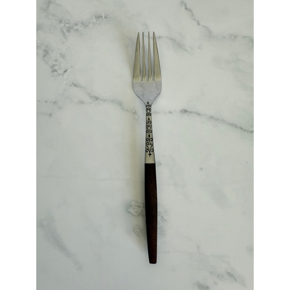 VTG Interpur INR2 Stainless Mid Century Modern 8" Dinner Fork
